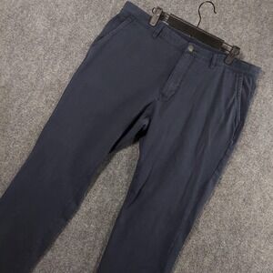 Good Man Brand Pants Mens 38x32 Blue Chino Stretch Casual Straight Leg Twill‎